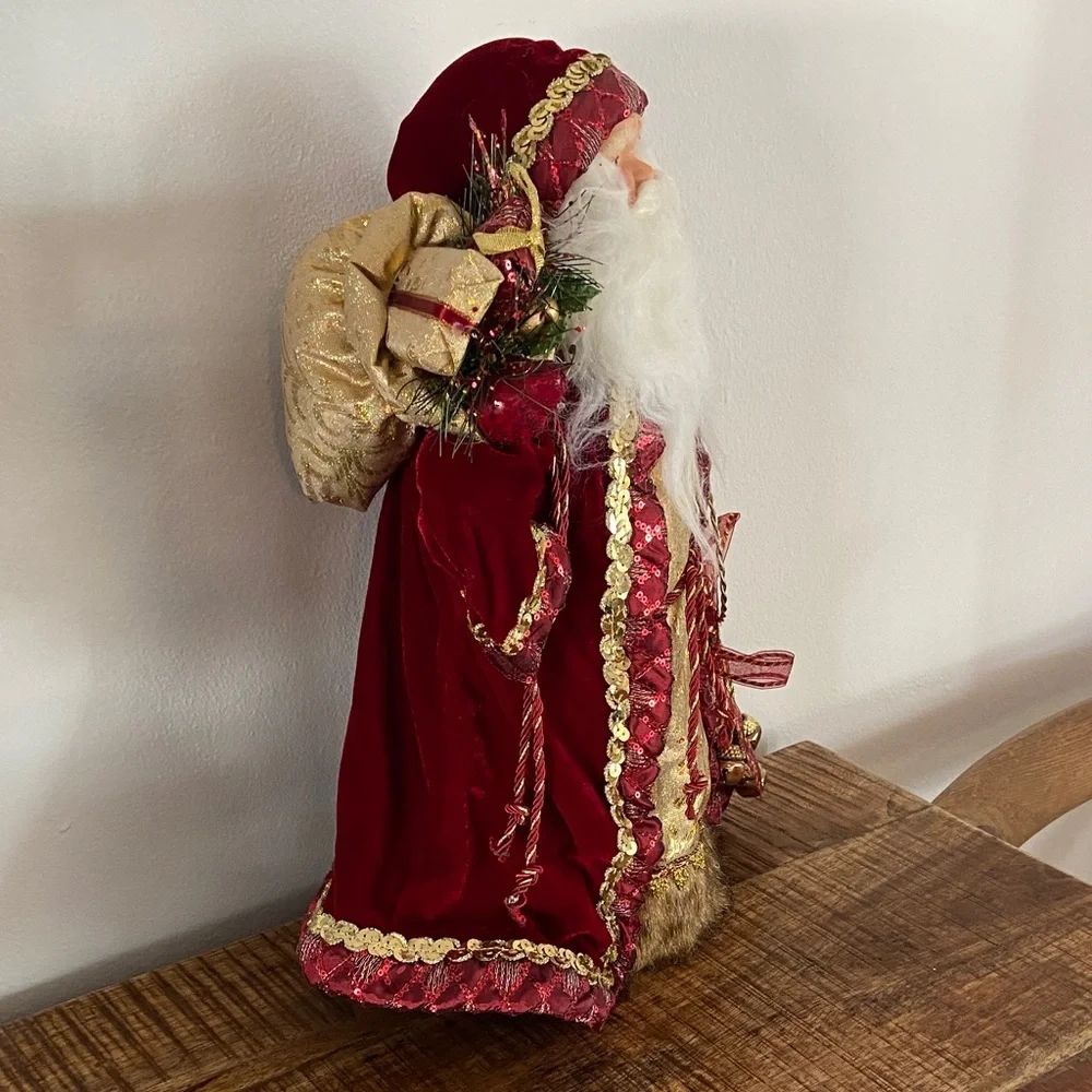 Santa Tree Topper 16” tall - Picture 3 of 6